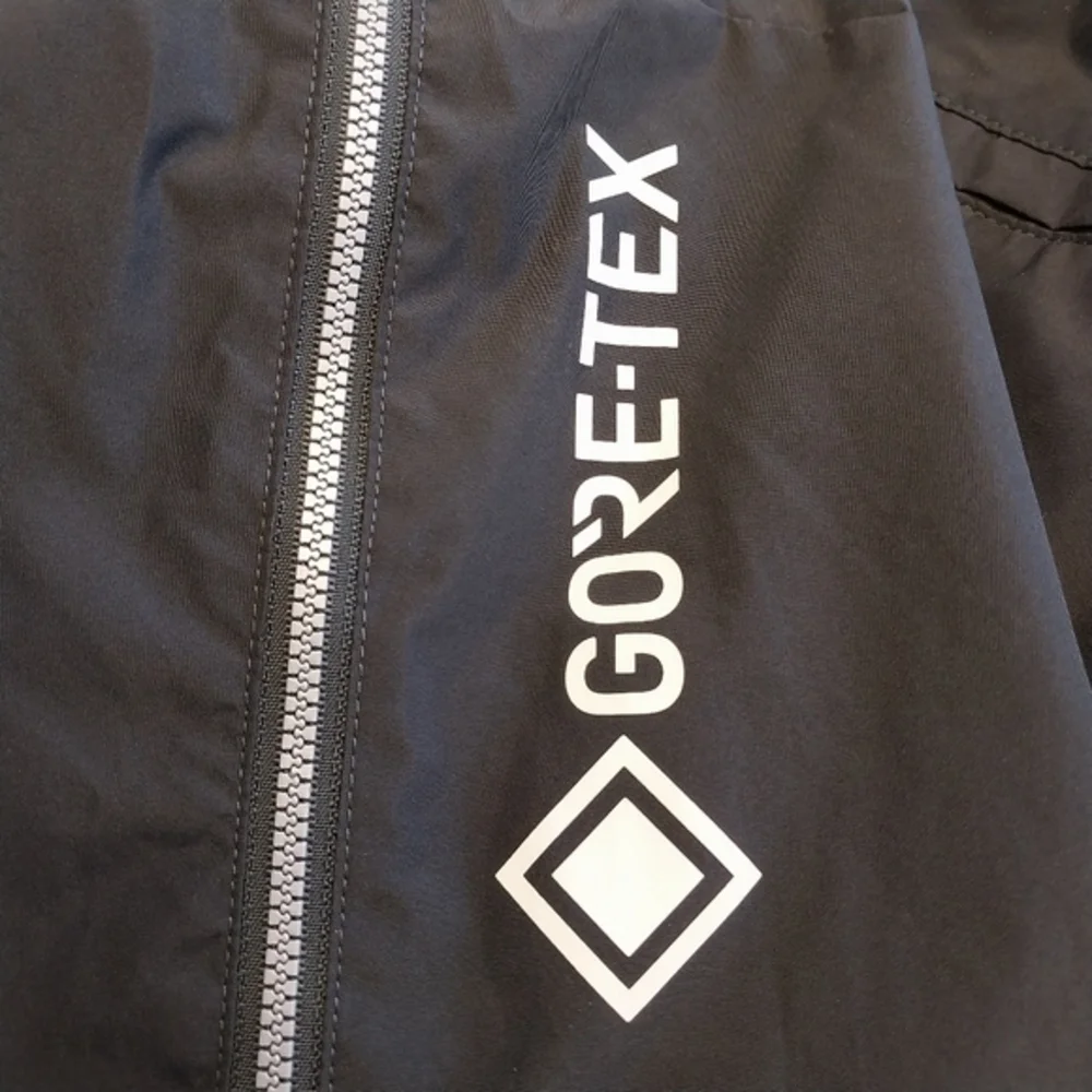 Jordan Men's Flight Heritage Gore-Tex Zippered Side Size 36 Black Wind Pants‎
